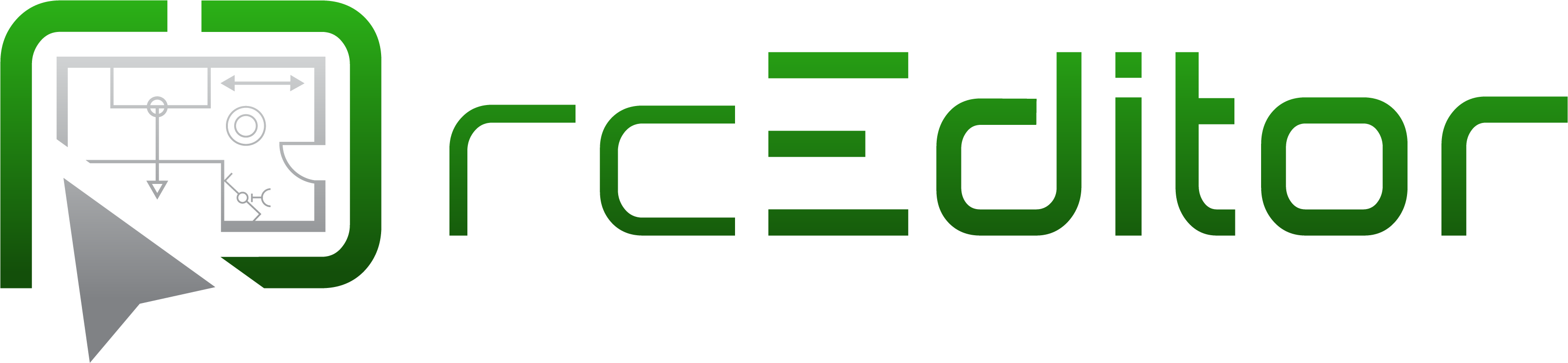 rcEditor Logo und Schriftzug