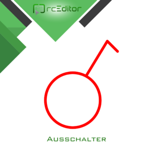 Elektrosymbol für Ausschalter