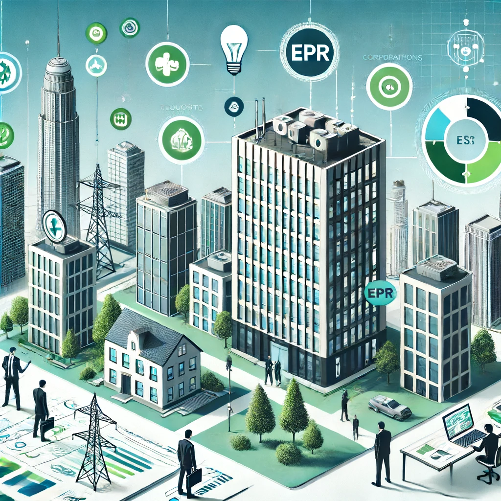 Nachhaltige Stadtentwicklung mit modernen Gebäuden und Technologie - wie in Kanada mit EPR