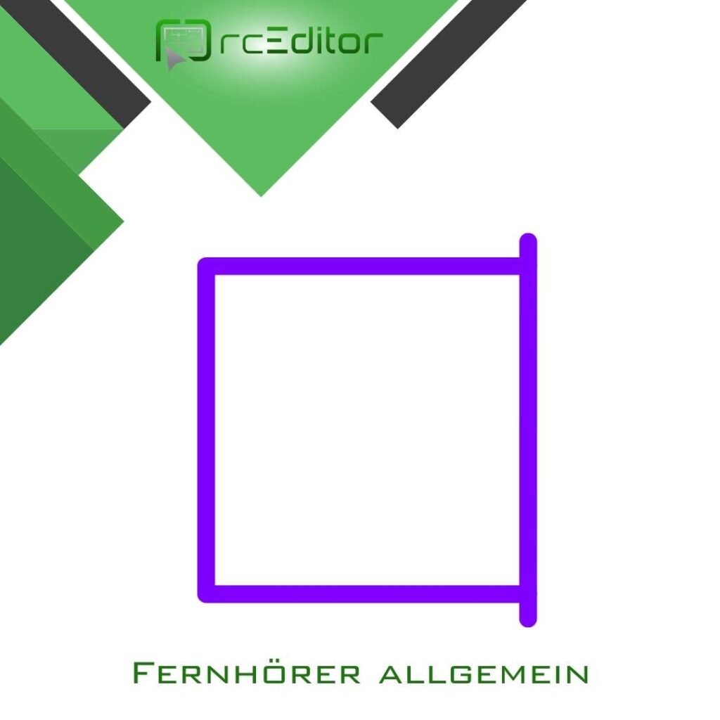 Fernhörer allgemein Symbol