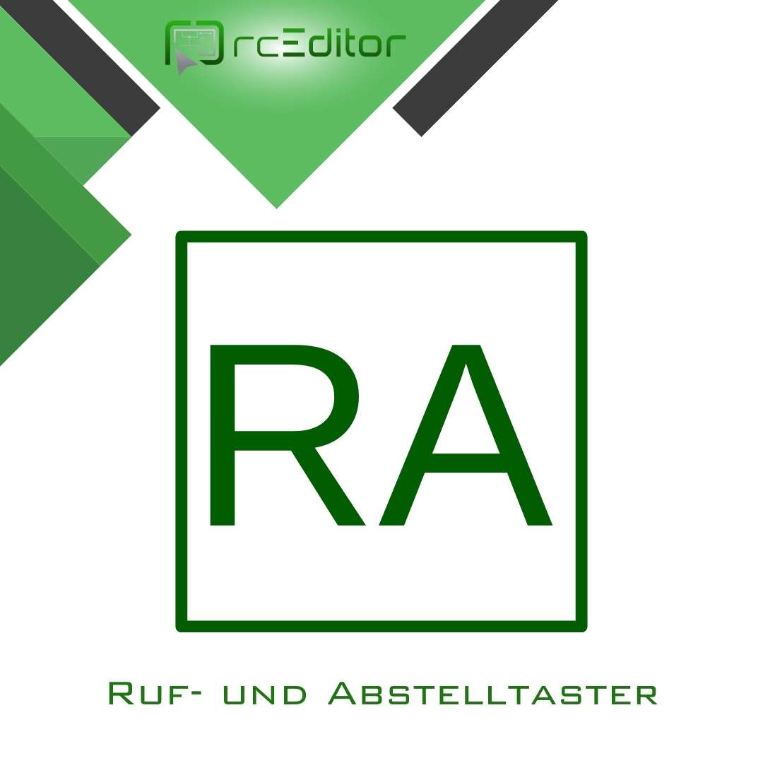 Ruf- und Abstelltaster Logo