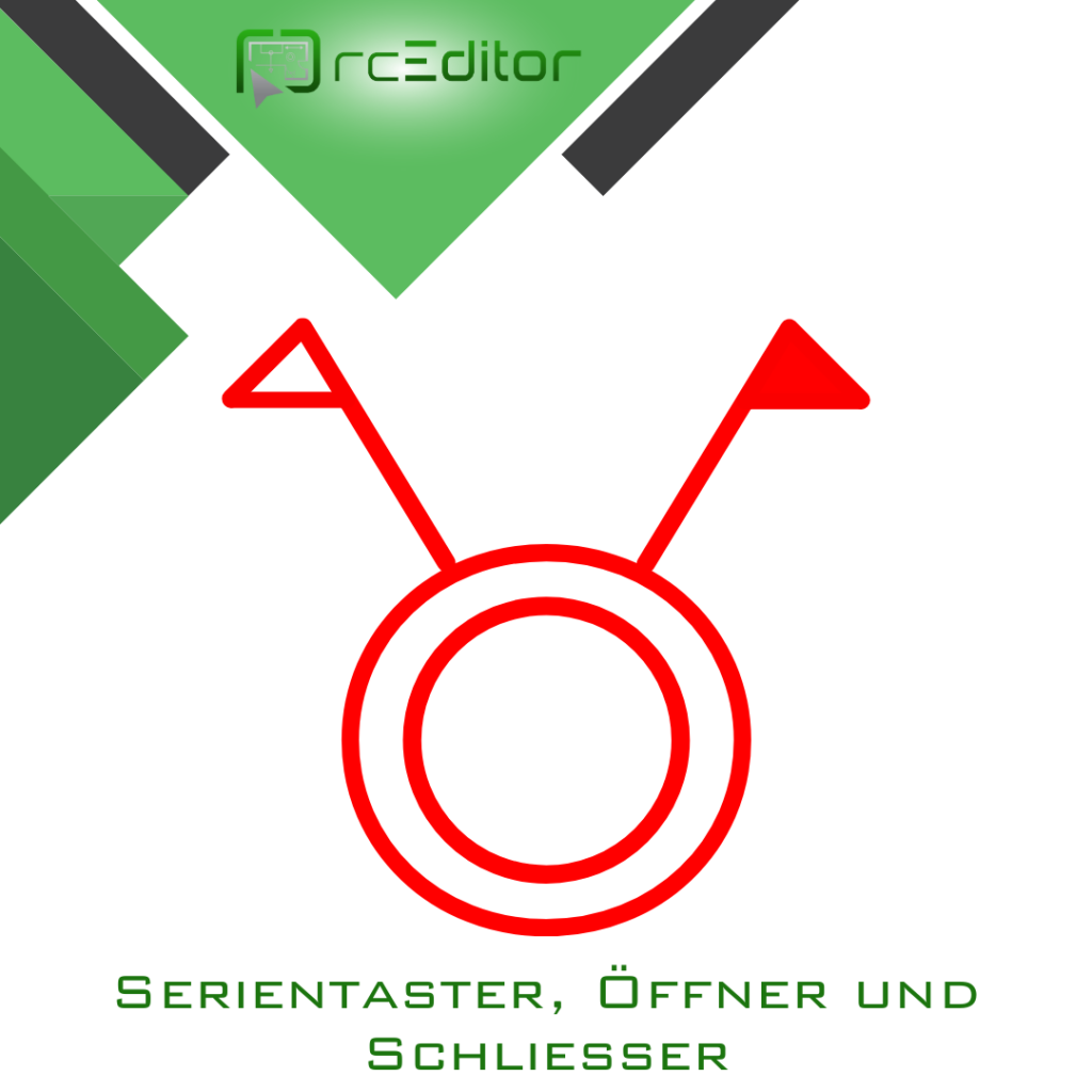 Schalterarten: Serientaster, Öffner, Schließer